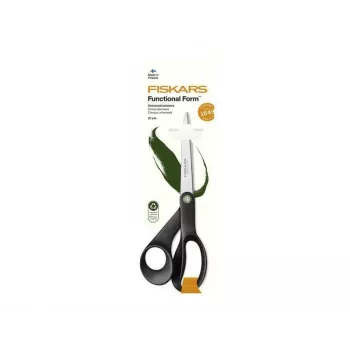 Fiskars 1074547 raštinės ir amatų žirklės Universal tiesaus pjūvio juodos, nerūdijantis plienas