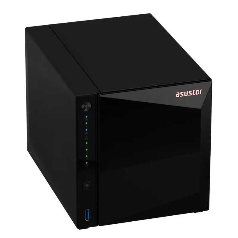 Asustor DRIVESTOR 4 Pro Gen2 AS3304T V2 NAS Realtek RTD1619B 2 GB DDR4 ADM juoda