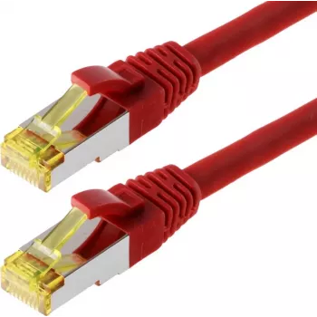 Tinklo kabelis Helos S/FTP (PIMF) CAT 6a 20m raudonas