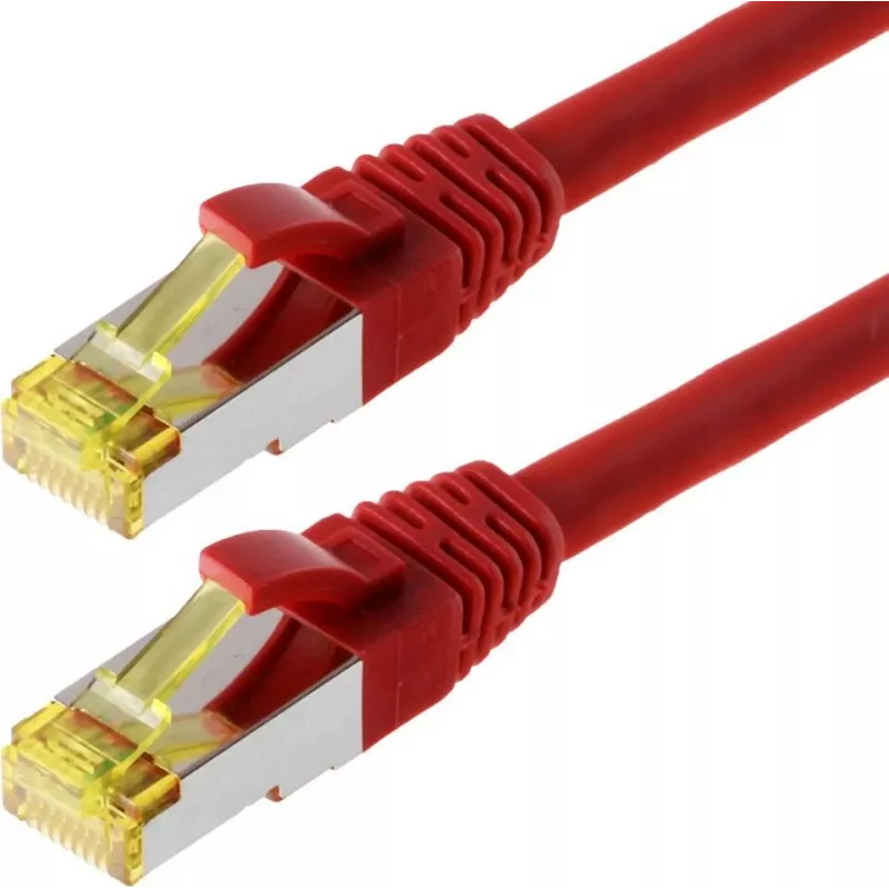 Tinklo kabelis Helos S/FTP (PIMF) CAT 6a 20m raudonas