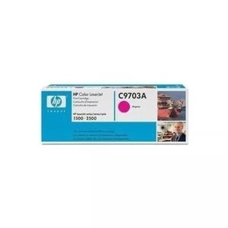 HP C9703A spausdintuvo eksploatacinė medžiaga 1500 l rausvai raudona