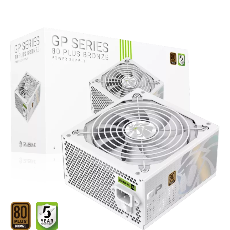 Gamemax maitinimo blokas, 80 PLUS, Bronze | GP 650B WH | 650 W