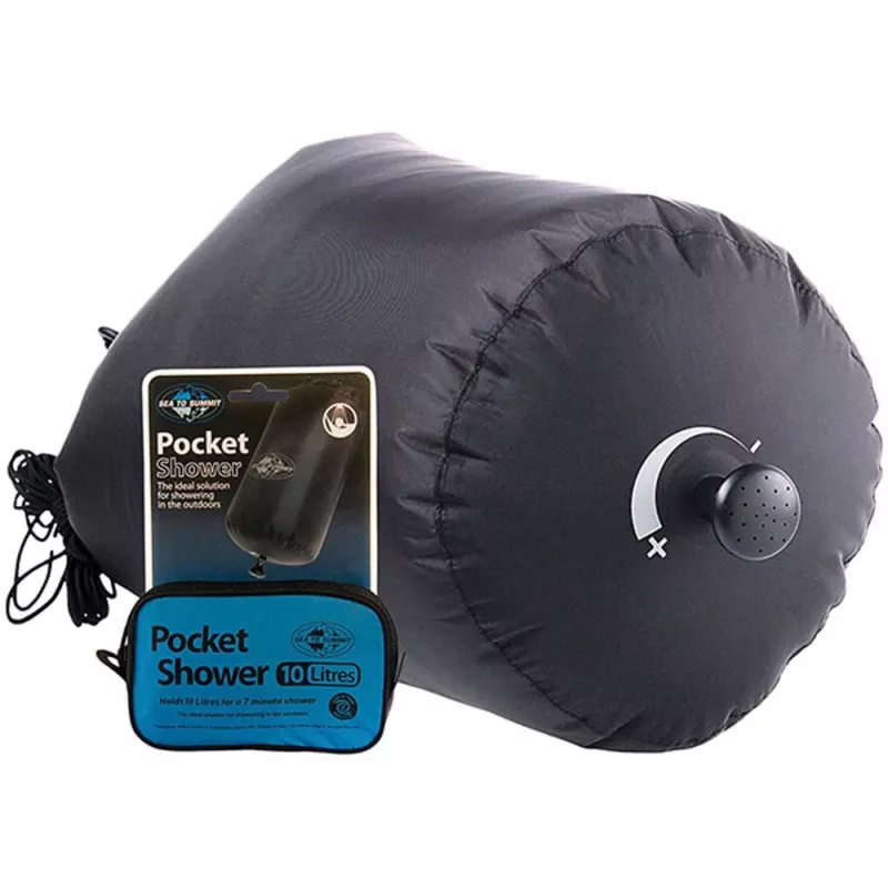 Nešiojamas kišeninis dušas SEA TO SUMMIT APSHOWER/UNI/UNI — 10 L, 6 m žarna, 70D nailonas, 120 g