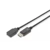 Digitus ASSMANN - DisplayPort prailginimo laidas - DisplayPort (V) - DisplayPort (K) - 2 m (DisplayPort 1.2) - Formuota - Juoda (AK-340200-020-S)