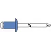 Akloji kniedė GESIPA 6310923 Plienas/Plienas 5×10 mm plokščia galvutė 4,0–6,0 mm