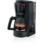 Drip coffee maker Bosch TKA2M113, 1.25 L vandens talpa, 15 puodelių, juoda