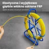 Extralink Rodder 3.8mm 75m | Kabelio traukimo strypas | Stiklo pluošto FRP, skersmuo 3.8 mm, ilgis 75 m, geltonas