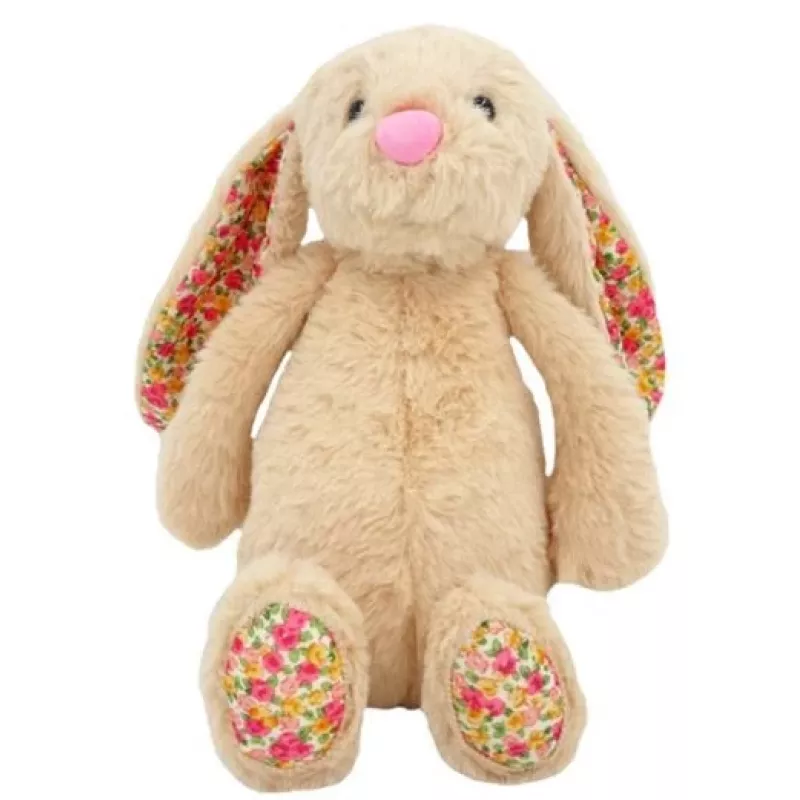Minkštas žaislas zuikis TULILO MichaeI 25 cm smėlio spalvos pliušinė talismanas