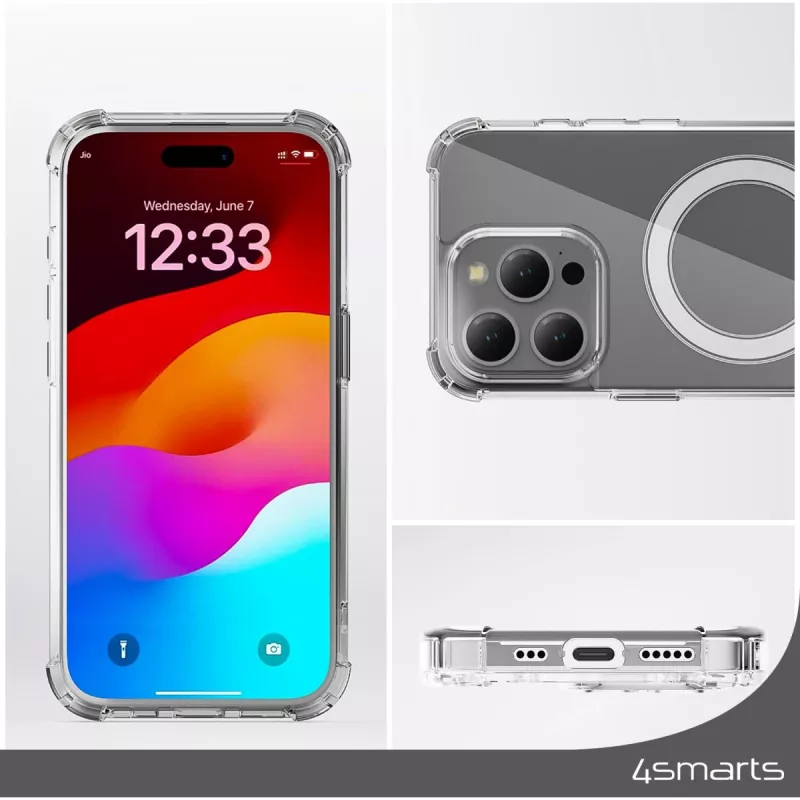 4smarts Hybrid Case Ibiza, skirtas Apple iPhone 15, suderinamas su MagSafe