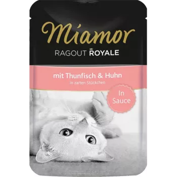Miamor Royal paštetas padaže su tunu ir vištiena