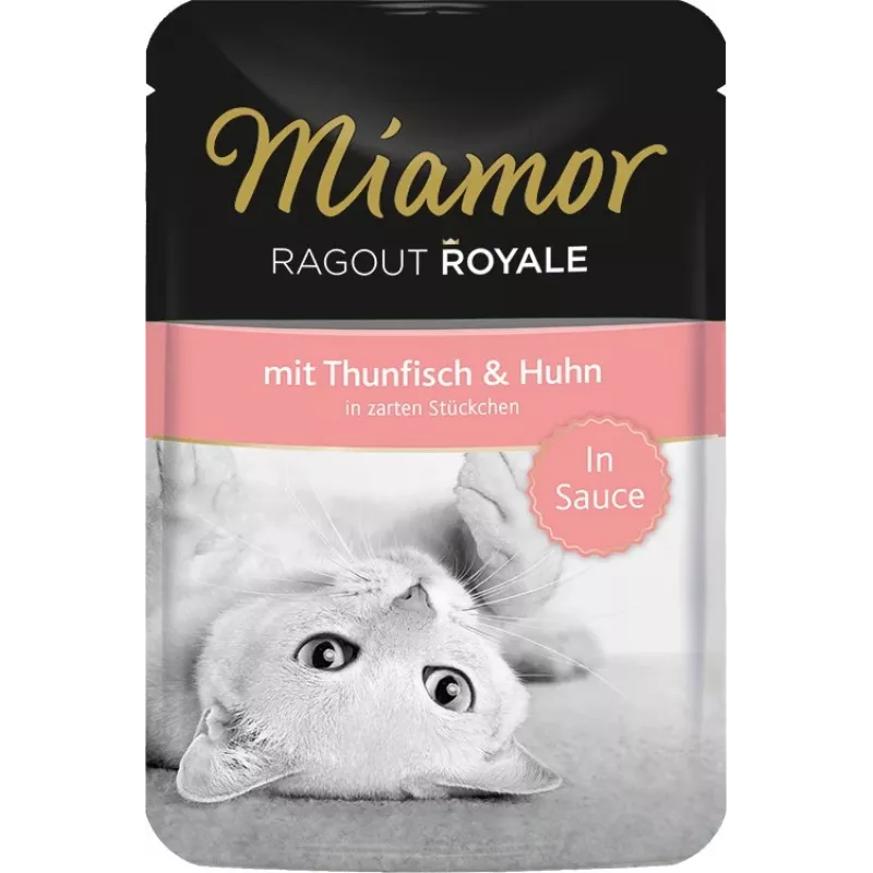 Miamor Royal paštetas padaže su tunu ir vištiena