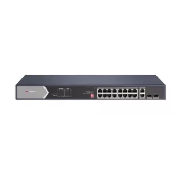 Hikvision DS-3E0520HP-E tinklo komutatorius Nevaldomas Gigabit Ethernet (10/100/1000) Power over Ethernet (PoE) Mėlynas