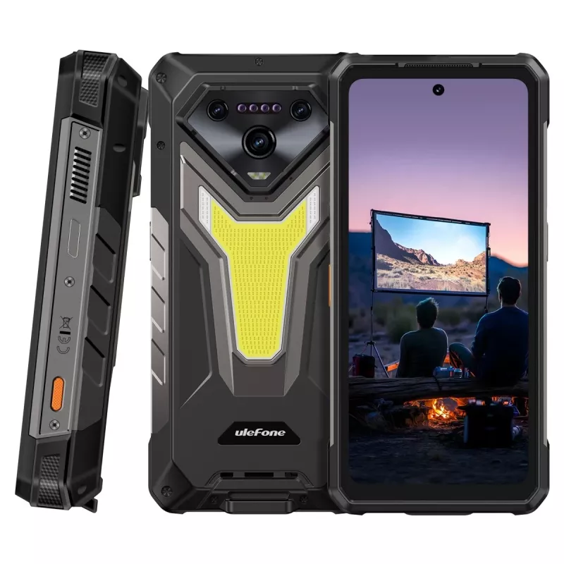 Išmanusis telefonas UleFone Armor 34 Pro (Plus) 16/512GB 5G, tvirtas Android įrenginys, 16GB RAM, 512GB atminties, 5G ryšys