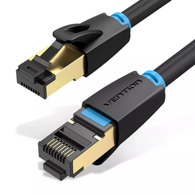 Vention Cat.8 SFTP komutacinis kabelis 10 m juodas