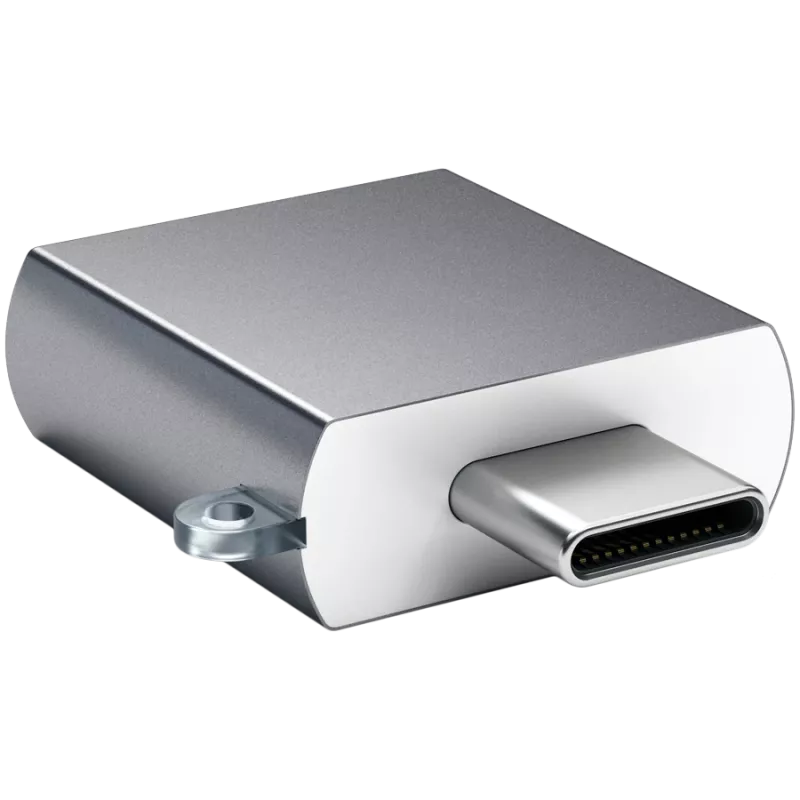 Satechi USB-C adapteris į USB 3.0 Space Gray – kilnus dizainas ir aukšta kokybė – kompaktiškas dizainas – – – (179979)