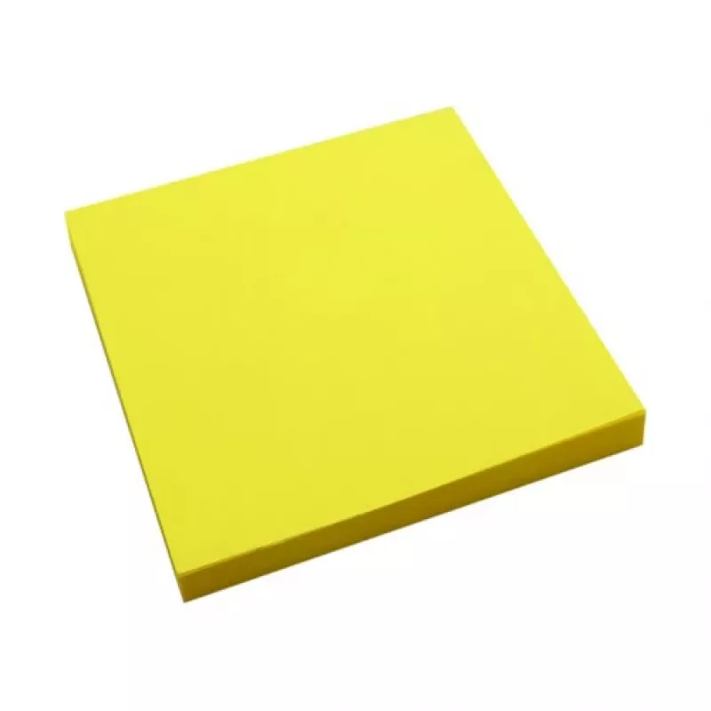 Lipnūs lapeliai Forpus, Neon, 75x75 mm, geltoni (1x80)
