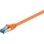 Wentronic Goobay CAT 6a komutacinis kabelis, S/FTP (PiMF), oranžinis, 7,5 m - LSZH be halogenų, varis (93851)