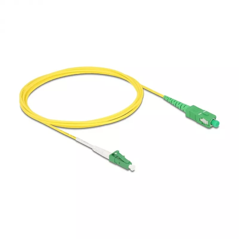 DeLOCK InfiniBand / šviesolaidinis kabelis 2 m LC SC geltonas 83861
