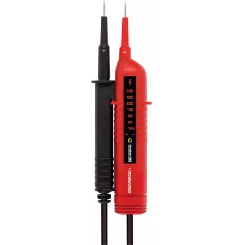 BENNING Voltage Tester 12-690 V AC/DC Voltage/Continuity Tester PROFIPOL+ (020023)
