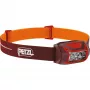 Galvos diržo žibintuvėlis Petzl Actik Core — LED, 100 lm, įmontuota 1250 mAh USB įkraunama baterija, IPX4, raudonas