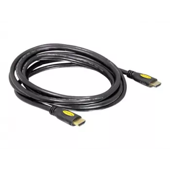 DeLOCK - Vaizdo / garso kabelis - HDMI - HDMI, 19 kontaktų (M) - HDMI, 19 kontaktų (M) - 5 m (82455)