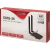 Vidinė WLAN Bluetooth kortelė Inter-Tech DMG-36 5400 Mbit/s Wi-Fi 6