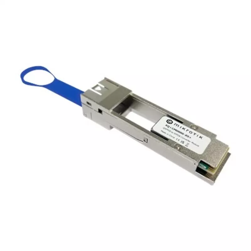 MikroTik | QSFP28 į SFP28 keitiklis | XQ+CM0000-XS+ | SFP/SFP+/SFP28 | QSFP28 į SFP28 | 25000 Mbit/s | -20 iki 85