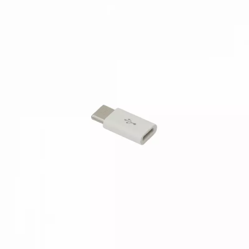 Sbox AD.USB-C W Micro USB 2.0 F. -> TYPE C M. Balta