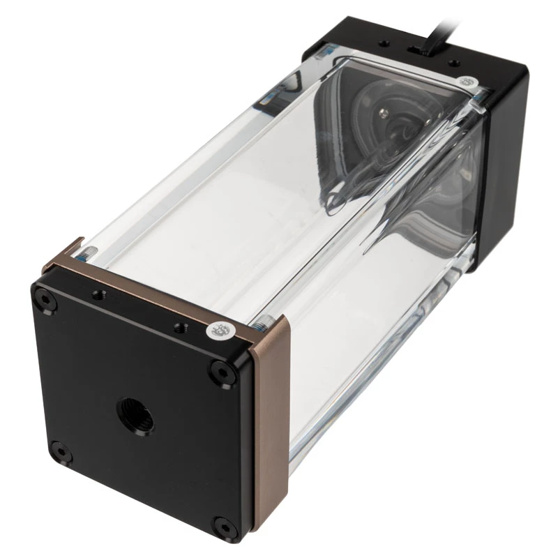 Rezervuaras (Ausgleichsbehälter) BitsPower Premium Cuboid 150 mm akrilinis - BPPRE-WTCR150