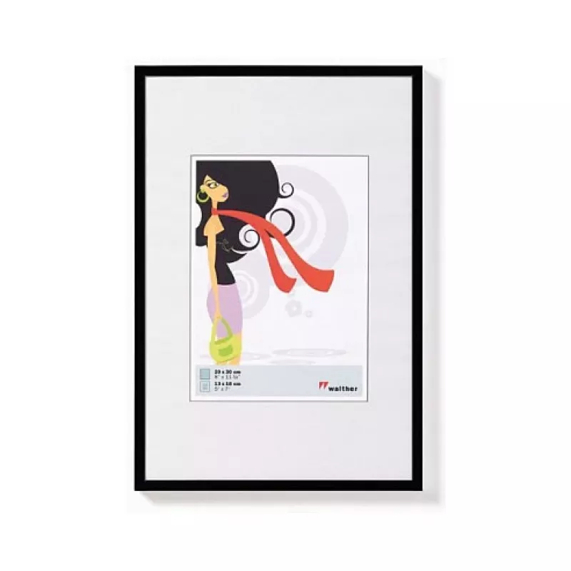 Nuotraukų rėmelis Walther Design New Lifestyle 15 x 20 Juoda