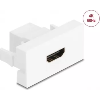 DeLOCK 90850 kištukinis lizdas 2 x HDMI baltas vyriškas kištukas