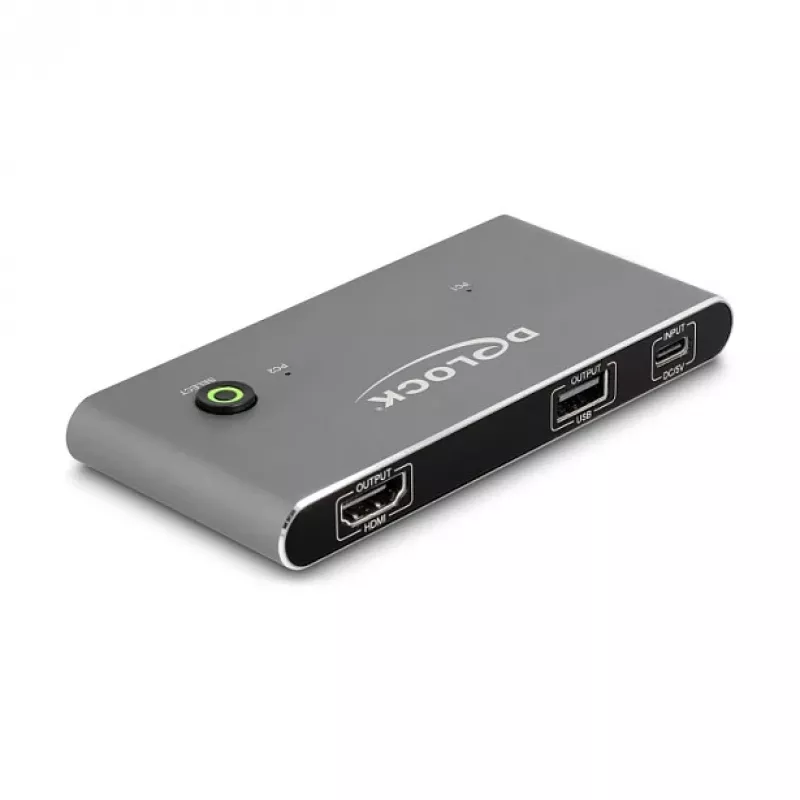 KVM jungiklis DeLOCK 11486 USB HDMI 8K Ultra HD 144 Hz