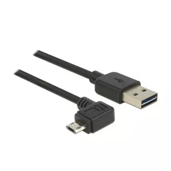 USB laidas DeLOCK 83853 USB 2.0 2 m USB A Micro-USB B Juodas