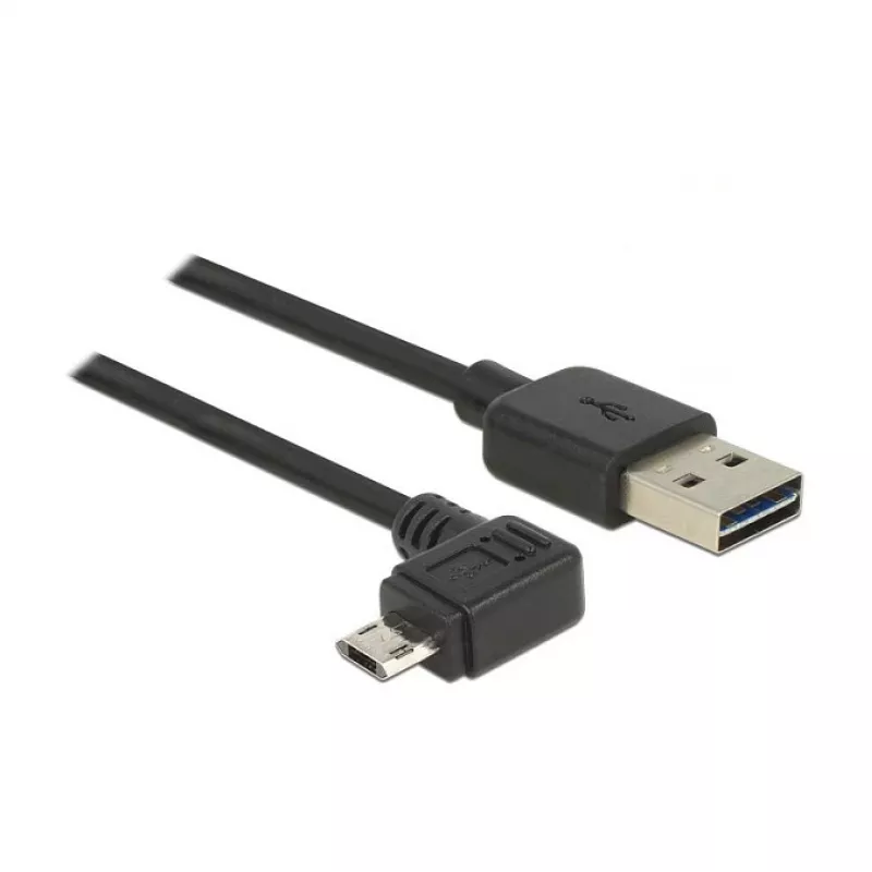 USB laidas DeLOCK 83853 USB 2.0 2 m USB A Micro-USB B Juodas