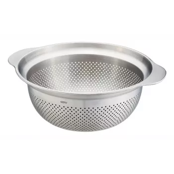 GEFU virtuvinis sietelis PREMIO G-28132, 27 cm nerūdijančio plieno tinklelis, rankinis