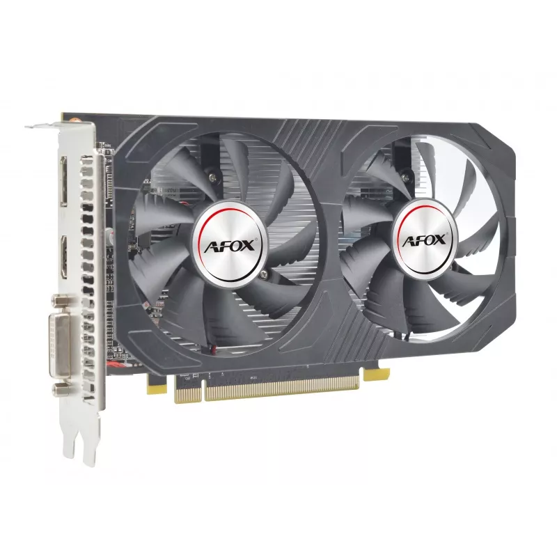 Grafikos plokštė AFOX AMD Radeon RX 550 4 GB GDDR5 PCIe 3.0, 1183 MHz, 128 bitų, dviejų ventiliatorių