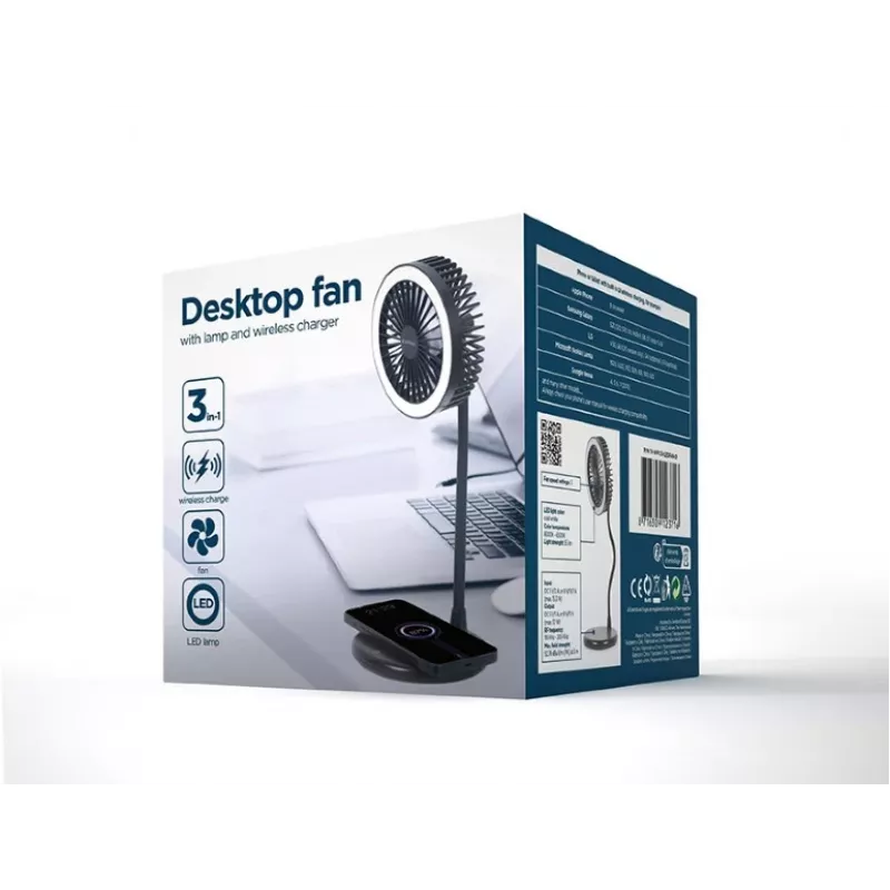 Stalinis ventiliatorius Gembird TA-WPC10-LEDFAN-01
