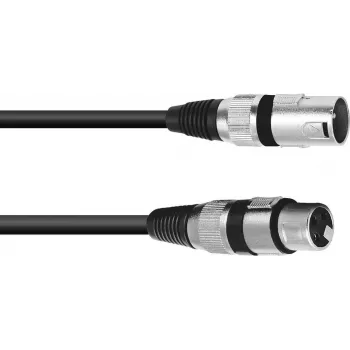 Garsiakalbio kabelis PSSO XLR 2x2,5 mm², 3 m, juodas