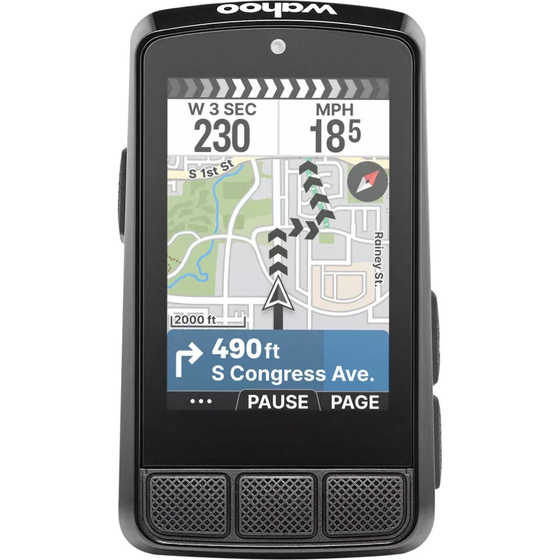 Belaidis dviračio kompiuteris Wahoo ELEMNT Bolt V3 — GPS, 2,3 colio TFT ekranas, 32 GB atmintis, IPX7, Bluetooth 5.0, ANT+