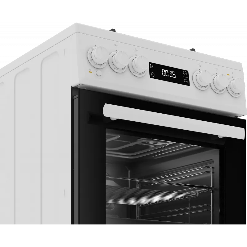 Dujinė kaitlentė ir elektrinė orkaitė BEKO FSM51339DWDS 50 cm, balta, energinio naudingumo klasė A