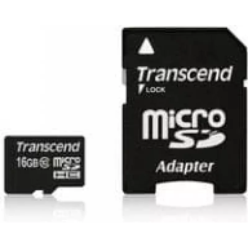 Flash atmintis Transcend 16GB MicroSDHC UHS-I TS16GUSDU1