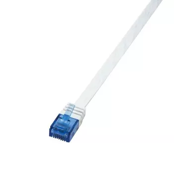 Logilink SlimLine - komutacinis kabelis - RJ-45 (M) - RJ-45 (M) - 50 cm - UTP - CAT 6 - Balta (CF2021U)