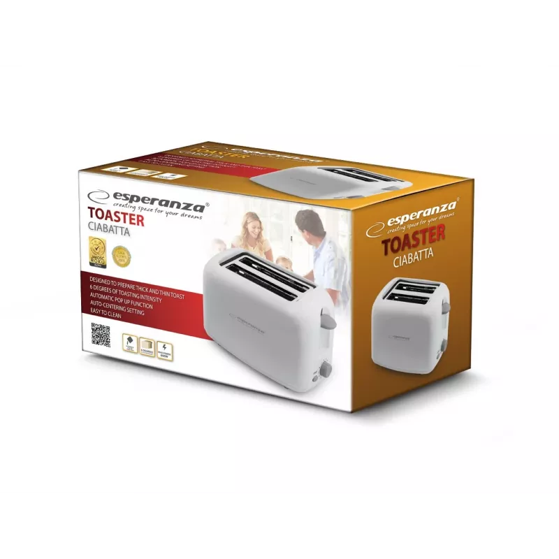 Esperanza EKT002 Caprese 2 skiltelės 600 W balta