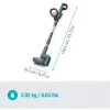 akumuliatorinis universalus valytuvas AquaBrush Patio 18V P4A solo, kietų grindų valiklis Pilka/turkio, be akumuliatoriaus ir įkroviklio, POWER FOR ALL ALLIANCE