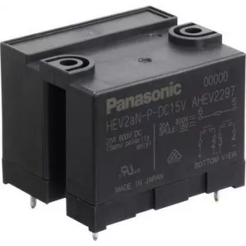 Panasonic PCB relė 24 V/DC 20 A 2 Normaliai Atviri Kontaktai HEV2AN-P-DC24V 1 vnt. (HEV2AN-P-DC24V)
