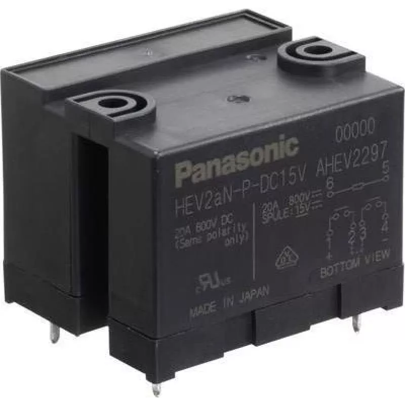 Panasonic PCB relė 24 V/DC 20 A 2 Normaliai Atviri Kontaktai HEV2AN-P-DC24V 1 vnt. (HEV2AN-P-DC24V)