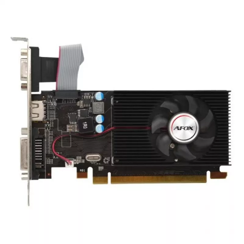 Vaizdo plokštė AFOX Geforce GT210 1GB DDR3, žemo profilio, PCIe x16