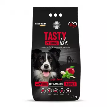 BIOFEED Tasty Life medium & large Beef - sausas šunų maistas - 12kg