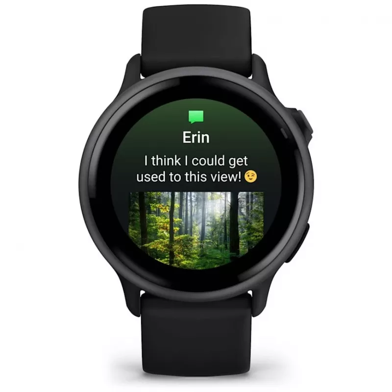 Garmin vívoactive 6 3,05 cm (1,2) AMOLED 42 mm Skaitmeninis 390 x 390 pikselių Liečiamas ekranas Juodas Wi-Fi GPS (palydovas)