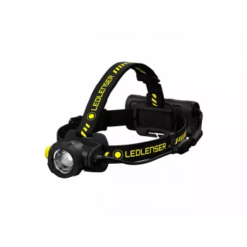 Galvos juostos žibintuvėlis Led Lenser H15R Work juoda geltona
